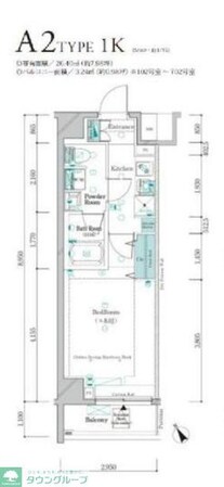 ガリシア四ツ木テラスの物件間取画像